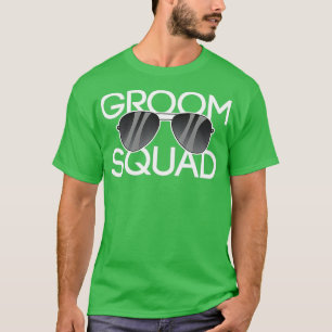 Groom Squad Sunglasses Bröllop Bachelor Party 3 T Shirt