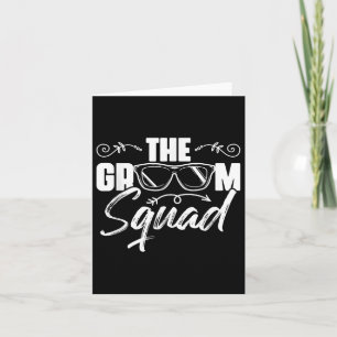 Groom Squad sungles Bröllop Bachelor Party Gro Kort
