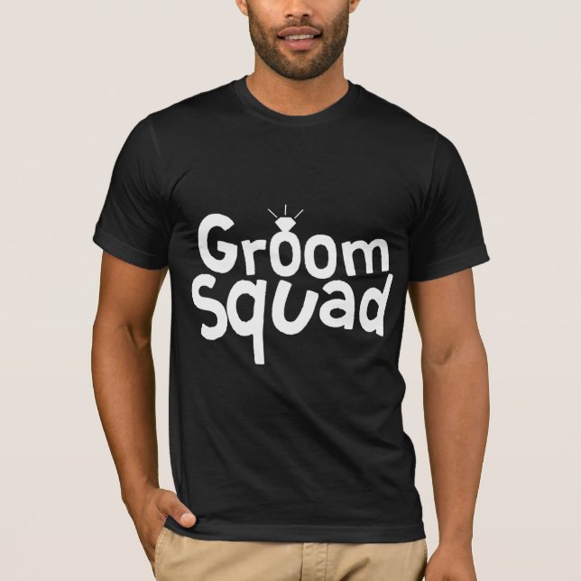 GROOM SQUAD T SHIRT (Framsida)