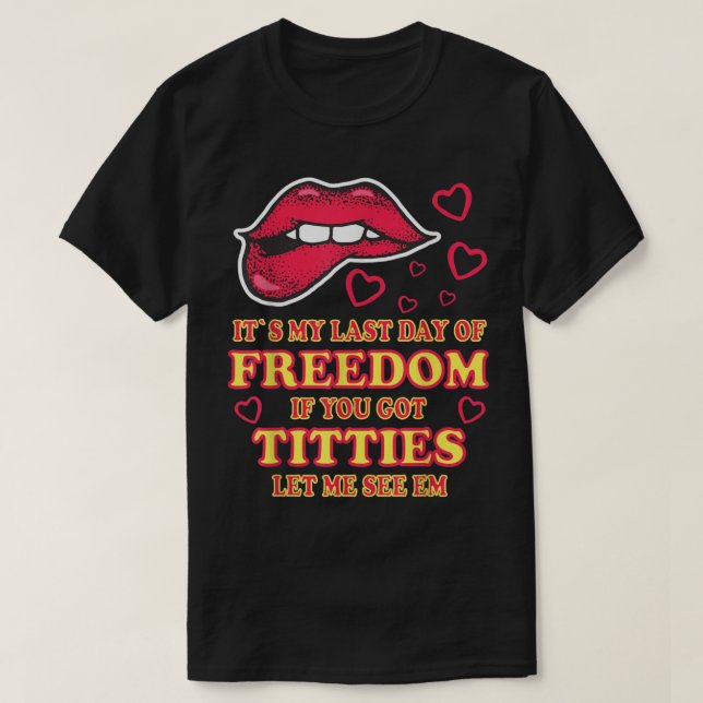 Groom Stag Night  T Shirt (Design framsida)