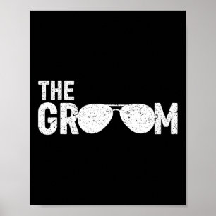 Groom Sungles Möhippa Bröllop Bachelor P Poster