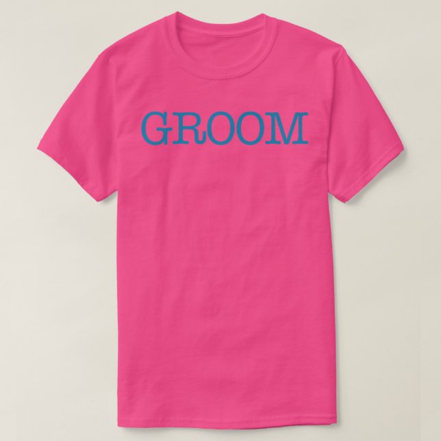 Groom T Shirt (Design framsida)