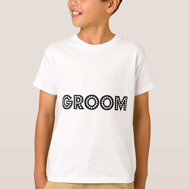 Groom Tee Shirt (Framsida)