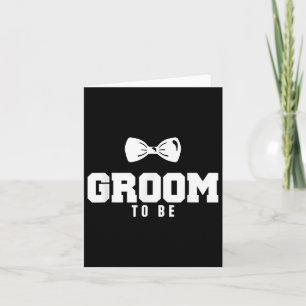 Groom till Bachelor Party Kort