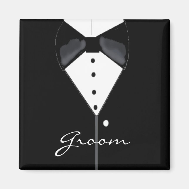 Groom Tuxedo Magnet (Framsidan)