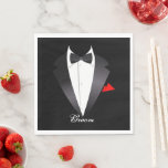 Groom Tuxedo Shirt - Pappra blöjor Pappersservett<br><div class="desc">Jag hoppas att du njuter av dessa underbara Pappra blöjor med eleganten Tuxedo Shirt och Groom på den. Detta skulle vara perfekten för det Bachelor-parti som du kanske vill ha och det finns pappert kopp och pappert tallrikar att matcha. https://www.zazzle.com/store/artzdizigns</div>