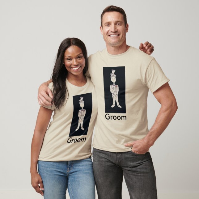 Groom Tuxedo T Shirt (Unisex)