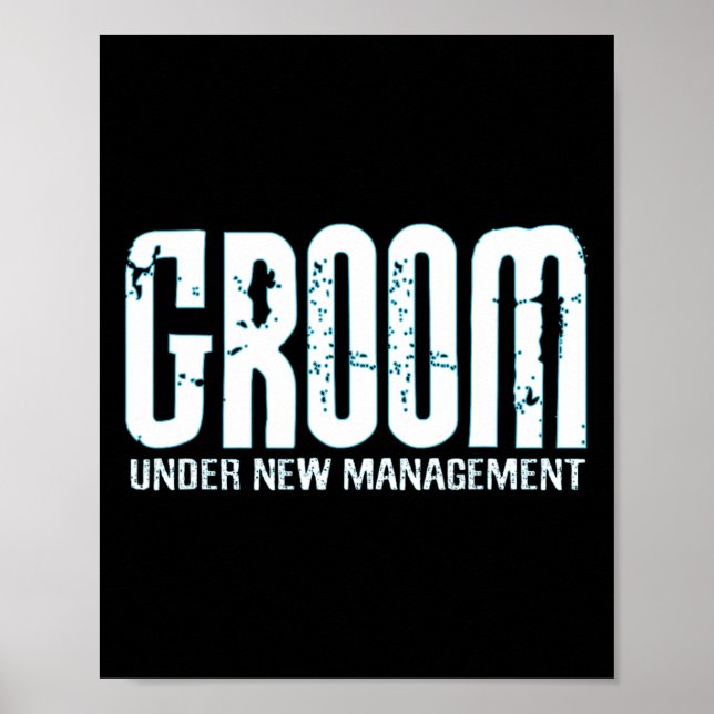 Groom under New Management - skam för att kunna vä Poster (Framsidan)