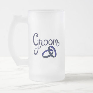 Groom Wedding Favors Frostat Ölglas