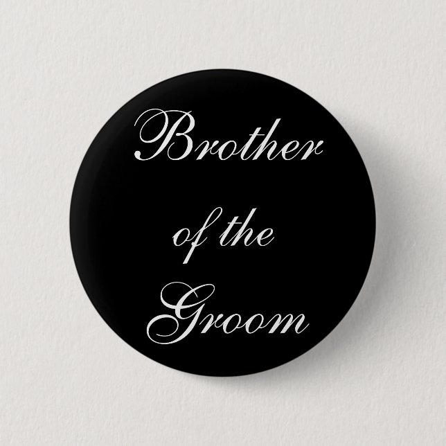 Groomens bror knapp (Framsida)