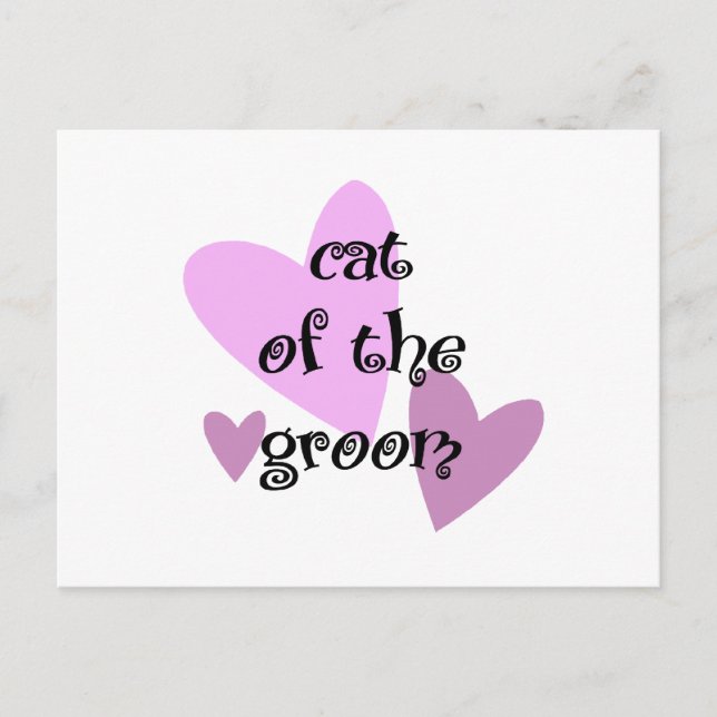 Groomens katt vykort (Framsida)