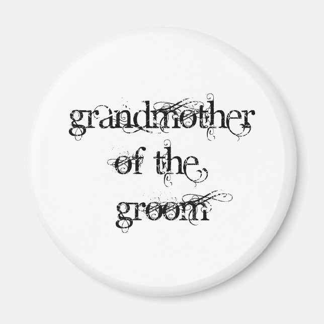 Groomens mormor magnet (Framsidan)