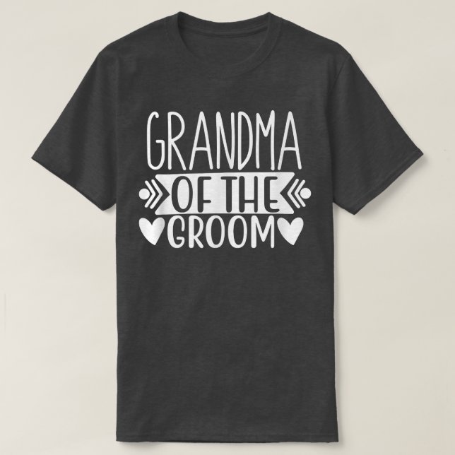 Groomens mormor t shirt (Design framsida)