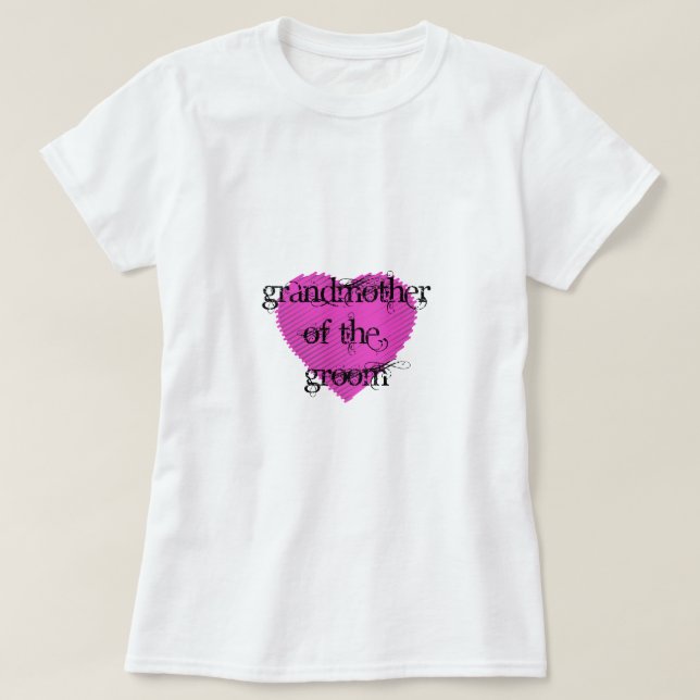 Groomens mormor tee shirt (Design framsida)
