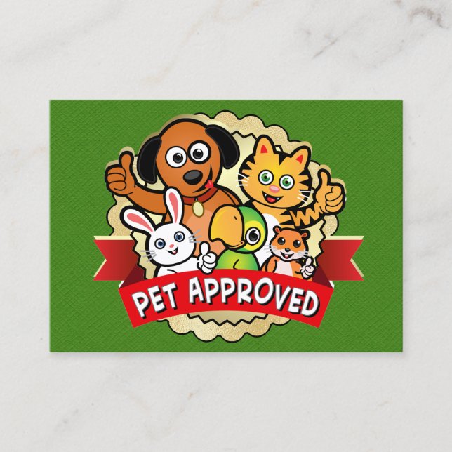 Groomer, Dog Walker, Veterinär osv. Visitkort (Framsida)