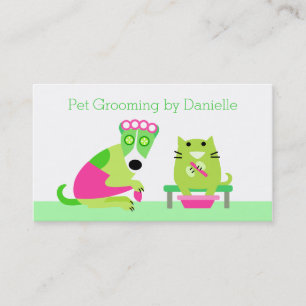 Groomer - hund- & kattSpa Visitkort