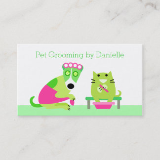 Groomer - hund- & kattSpa Visitkort