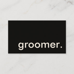 groomer. lojalitetstansmaskinkort lojalitetskort