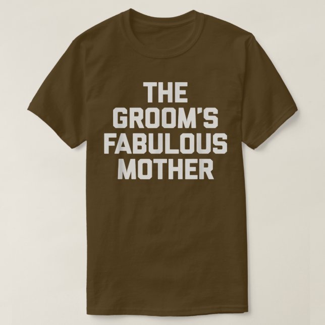 Groomerna Fabulous ModerFunny Cute Mor i T Shirt (Design framsida)