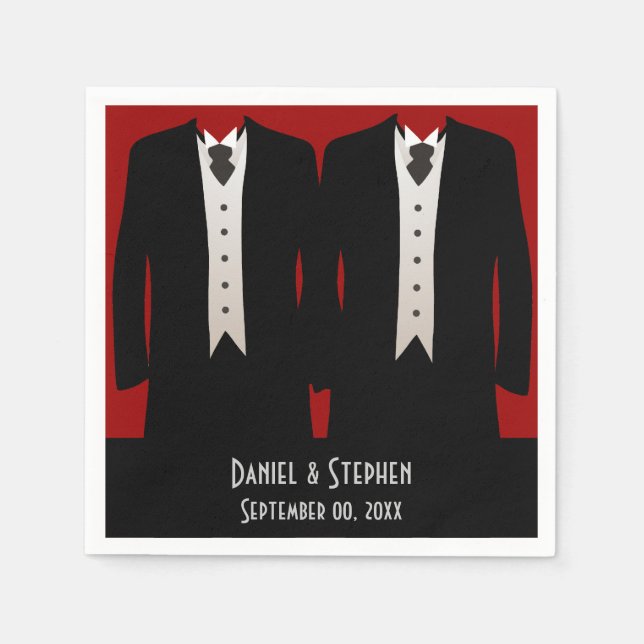 Groomerna Pappersservett (Framsidan)