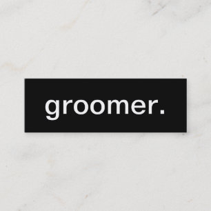 Groomervisitkort Mini Visitkort