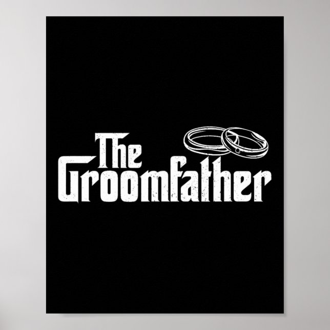Groomfadern - Far i Groom Bröllop Brid Poster (Framsidan)