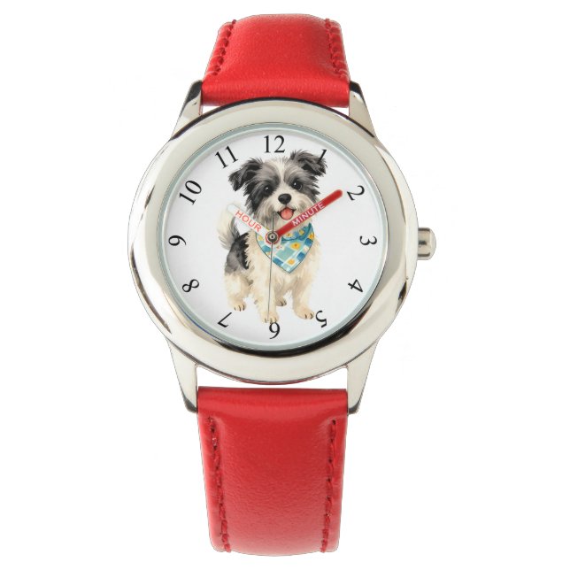 Grooming Dog Personalized Luxury Trendy Collection Armbandsur (Framsida)