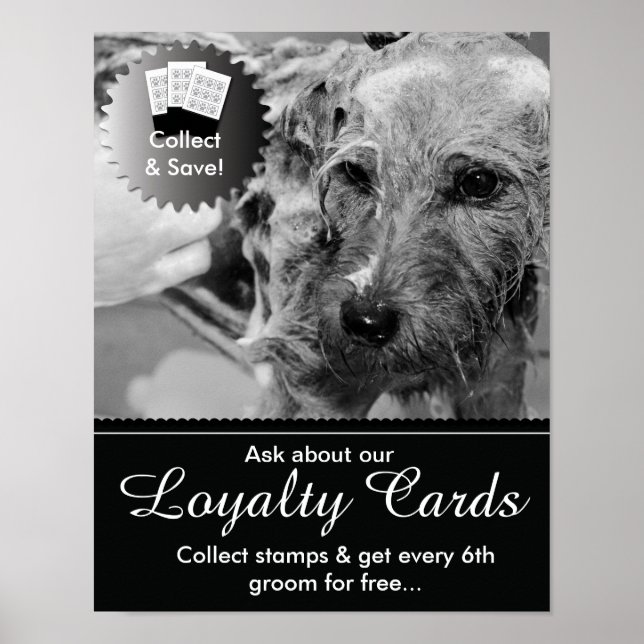 Grooming Loyalty-kort Poster (Framsidan)