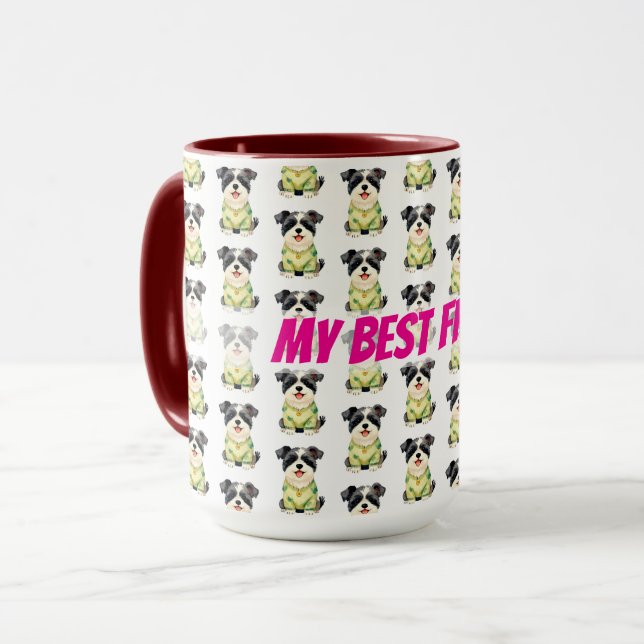Grooming Pet Personalized Luxury Trendy Collection Mugg (Framsida vänster)