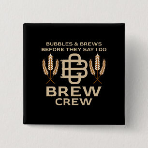 Grooms Brew Crew Gifter sig Bachelor Party Knapp