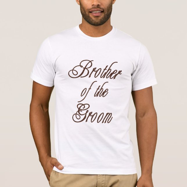 Grooms  brödraklass t-shirt (Framsida)