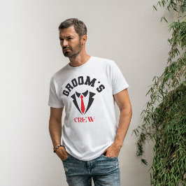 Groom's Crew Groomsman Team Bachelor Party T Shirt