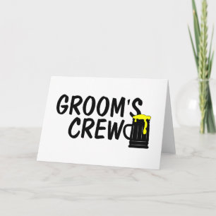 Grooms Crew Kort