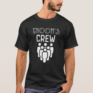 Grooms Crew Marskalkars Bachelor Party Gift T Shirt