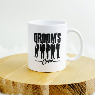 Grooms Crew Marskalkars Bachelor Party Kaffemugg