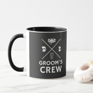 Grooms Crew Marskalkars Bachelor Party Mugg