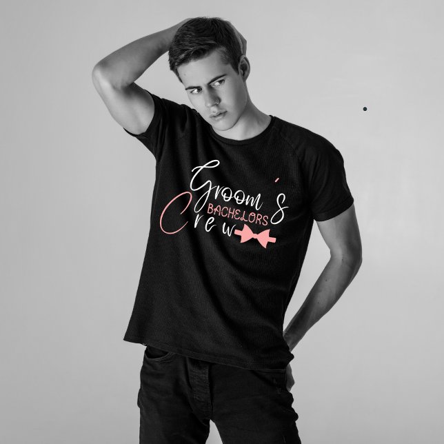 Grooms Crew Marskalkars Bachelor Party T Shirt (Skapare uppladdad)