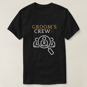 Grooms Crew Marskalkars Bachelor Party T Shirt