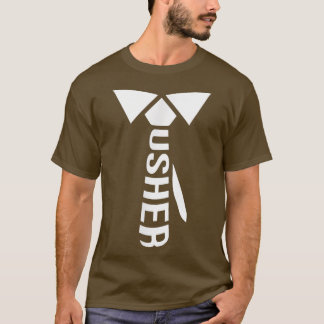 Grooms Crew Usher Bachelor  T Shirt