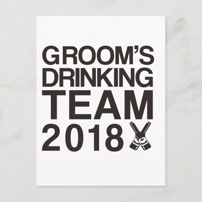 Grooms drickslag 2018 vykort (Framsida)