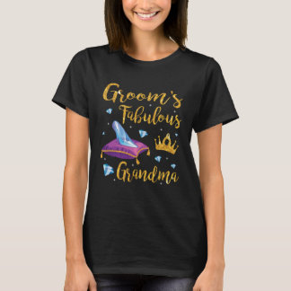 Groom's Fabulous Grandma Happy Wedding Married Mem T Shirt