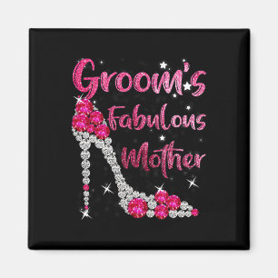 Grooms Fabulous Mor Lycklig Bröllop Marry Marrie Magnet