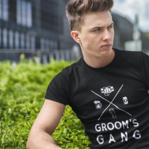 Grooms Gang Marskalkars Bachelor Party Bröllop T Shirt