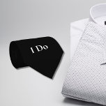 Groom's I Do Bröllopsdag Apparel Black Slips<br><div class="desc">Groom's jag gör Bröllopsdag Apparel Black halsband. Jobba med att titta i den här svarta "Jag gör"-groomens halslips.</div>