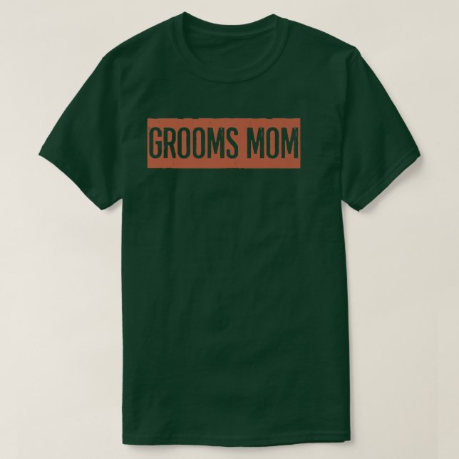Grooms Mamma T Shirt (Design framsida)