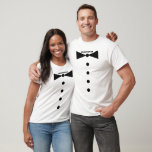 Grooms Man Shirt - Medium Bow Tie T Shirt<br><div class="desc"></div>