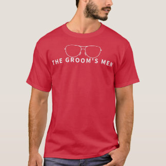 Grooms Manar Bröllopsfest Best Man Bachelor Party  T Shirt