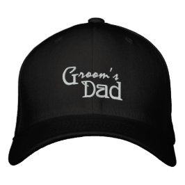 Grooms Pappa Broderad Keps