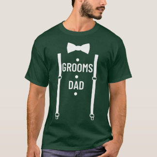Grooms Pappa Bröllopsfest Far i Groom Groom T Shirt