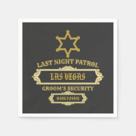 Groom's Security Last Night Patrol Pappersservett